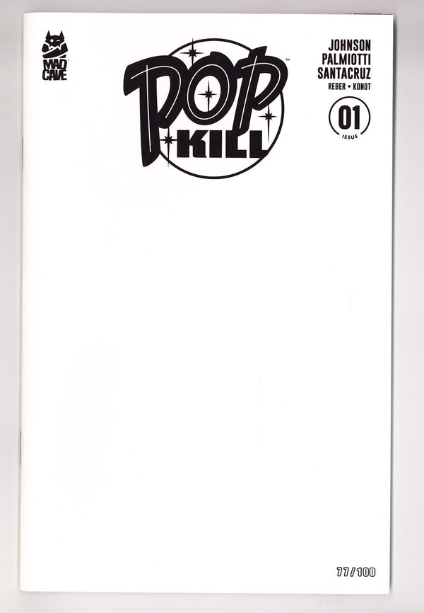 Pop Kill 1 NM- (9.2) (2025) Blank 2nd Print Exclusive Variant