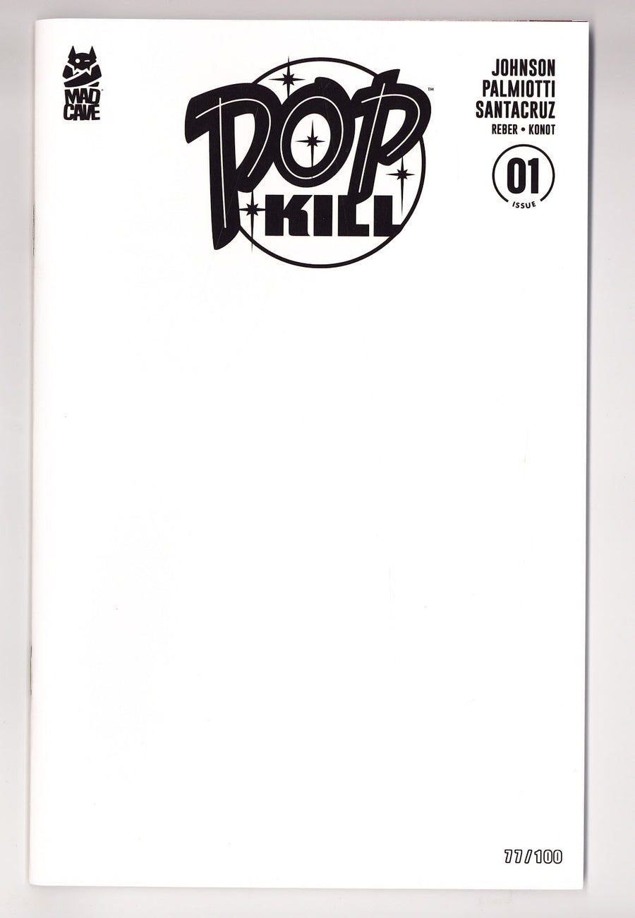 Pop Kill 1 NM- (9.2) (2025) Blank 2nd Print Exclusive Variant 