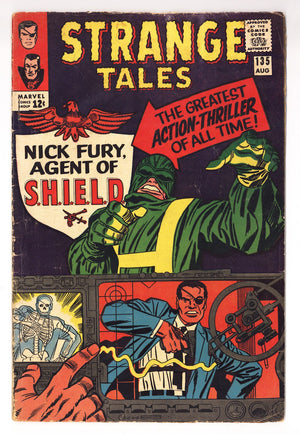 Strange Tales Vol 1 135 GD/VG (3.0) (1965)