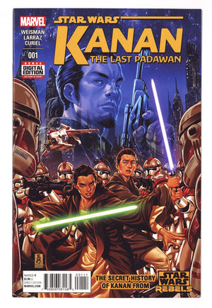 Kanan the Last Padawan   1  NM- (9.2)   (2015) Brooks   Mark Brooks Cover