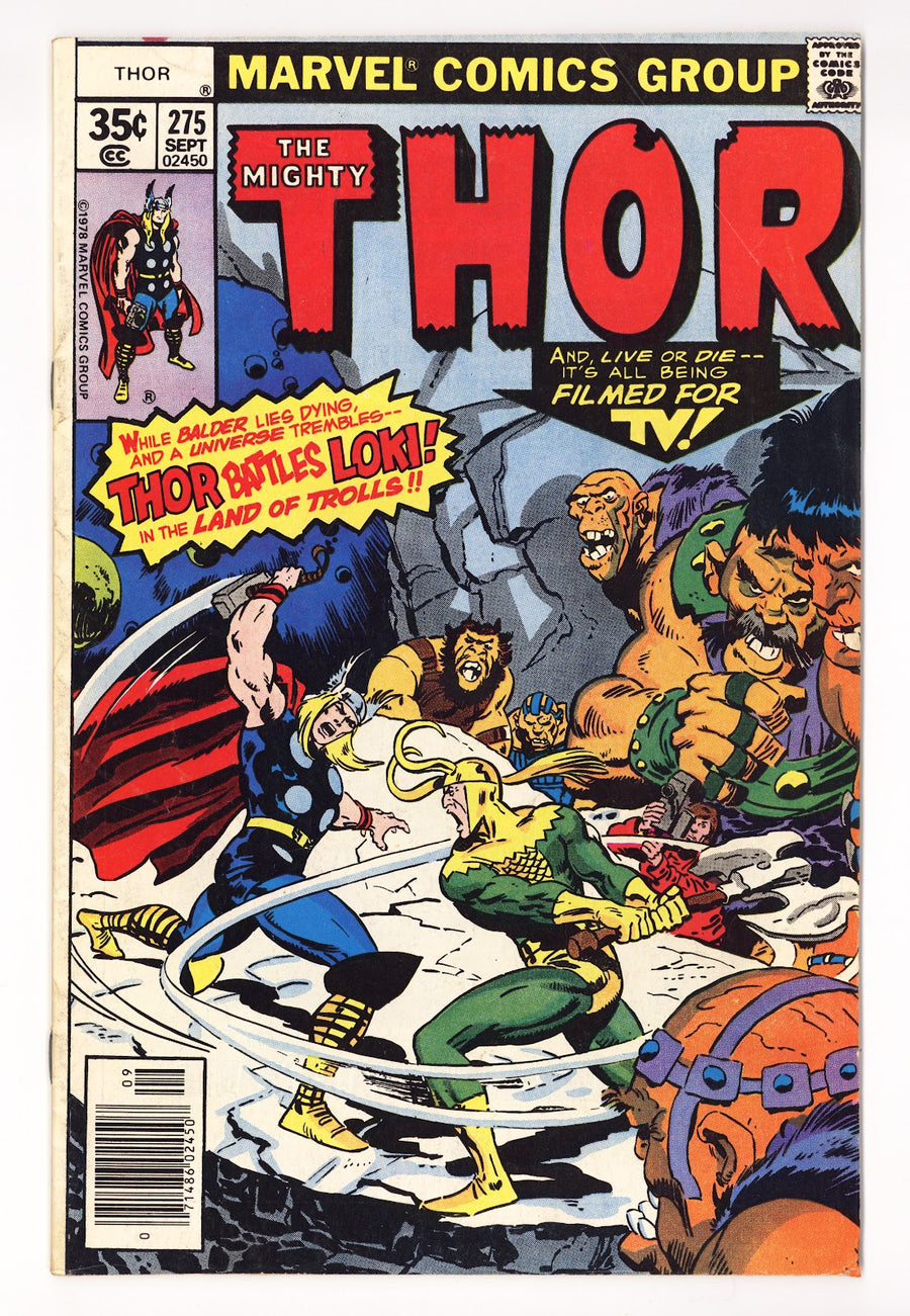 Thor Vol 1 275 Mid Grade (1978) Regular Edition 