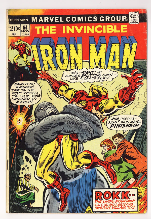 Iron Man Vol 1 64 Very Low Grade (1973)