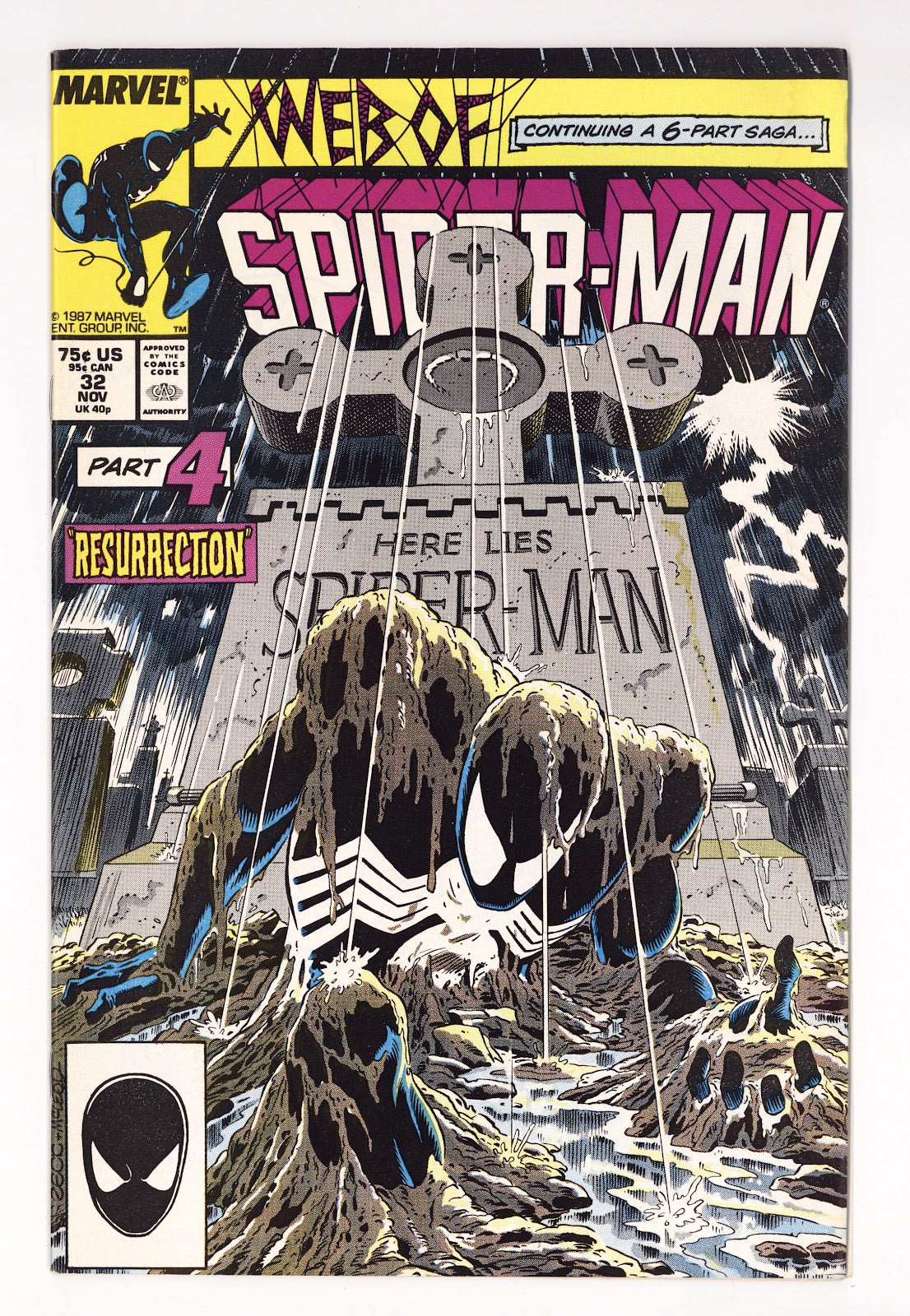 Web of Spider-Man Vol 1 32 VG/FN (5.0) (1987) 