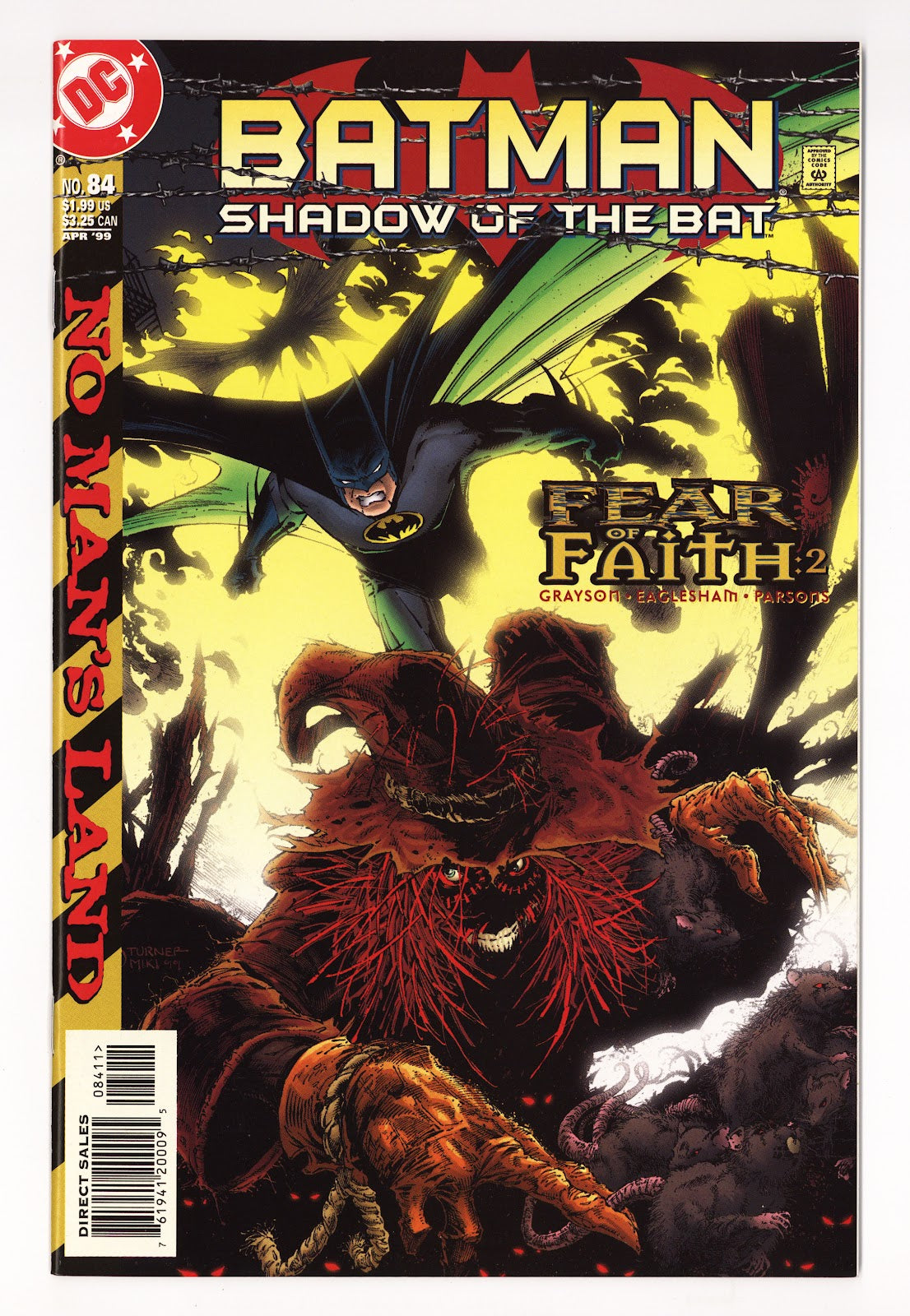 Batman: Shadow of the Bat   84  High Grade   (1999)   Direct Sales  