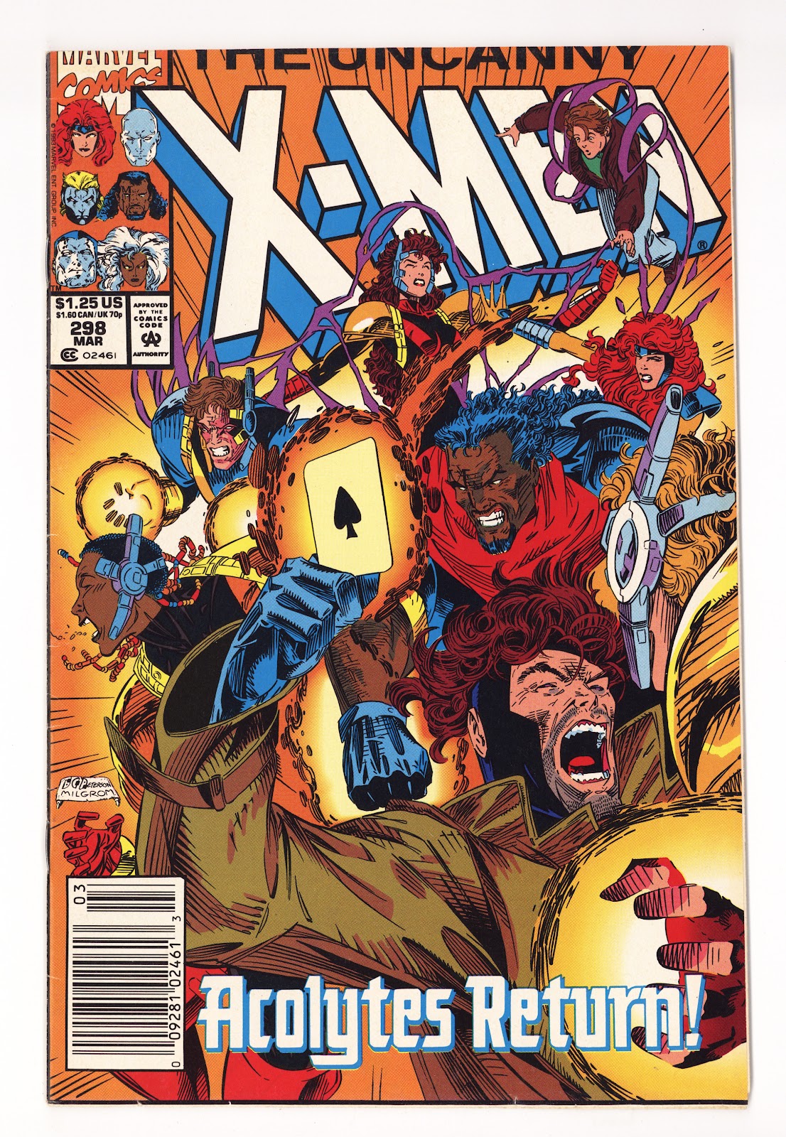 The Uncanny X-Men Vol 1 310  Low Grade   (1994)   Newsstand