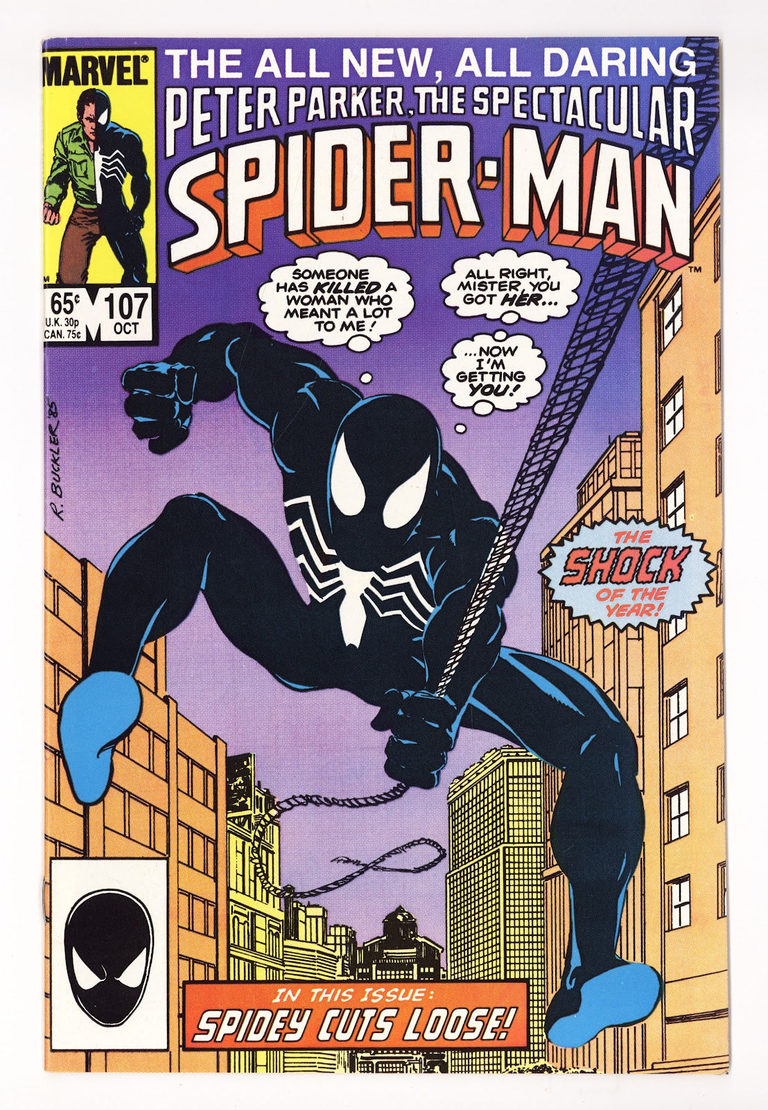 The Spectacular Spider-Man Vol 1 107 VF+ (8.5) (1985) 