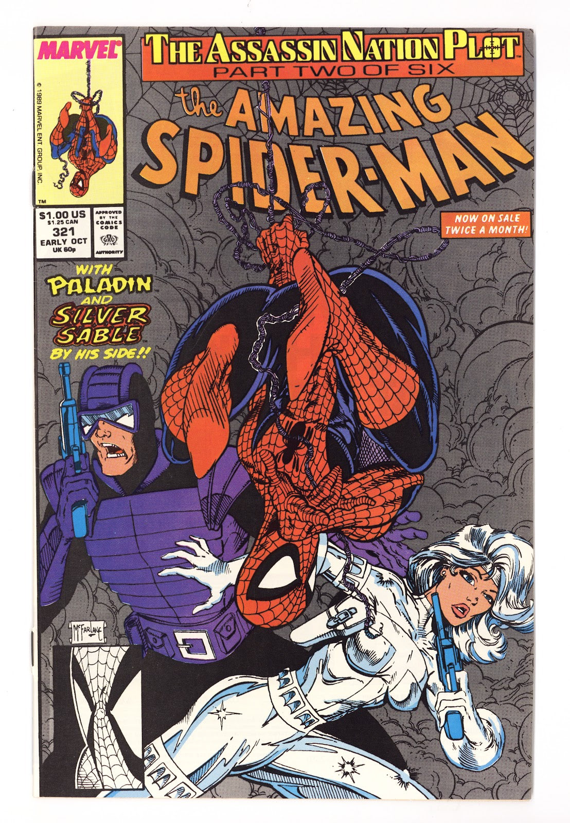 The Amazing Spider-Man Vol 1 321 VF- (7.5) (1989)  