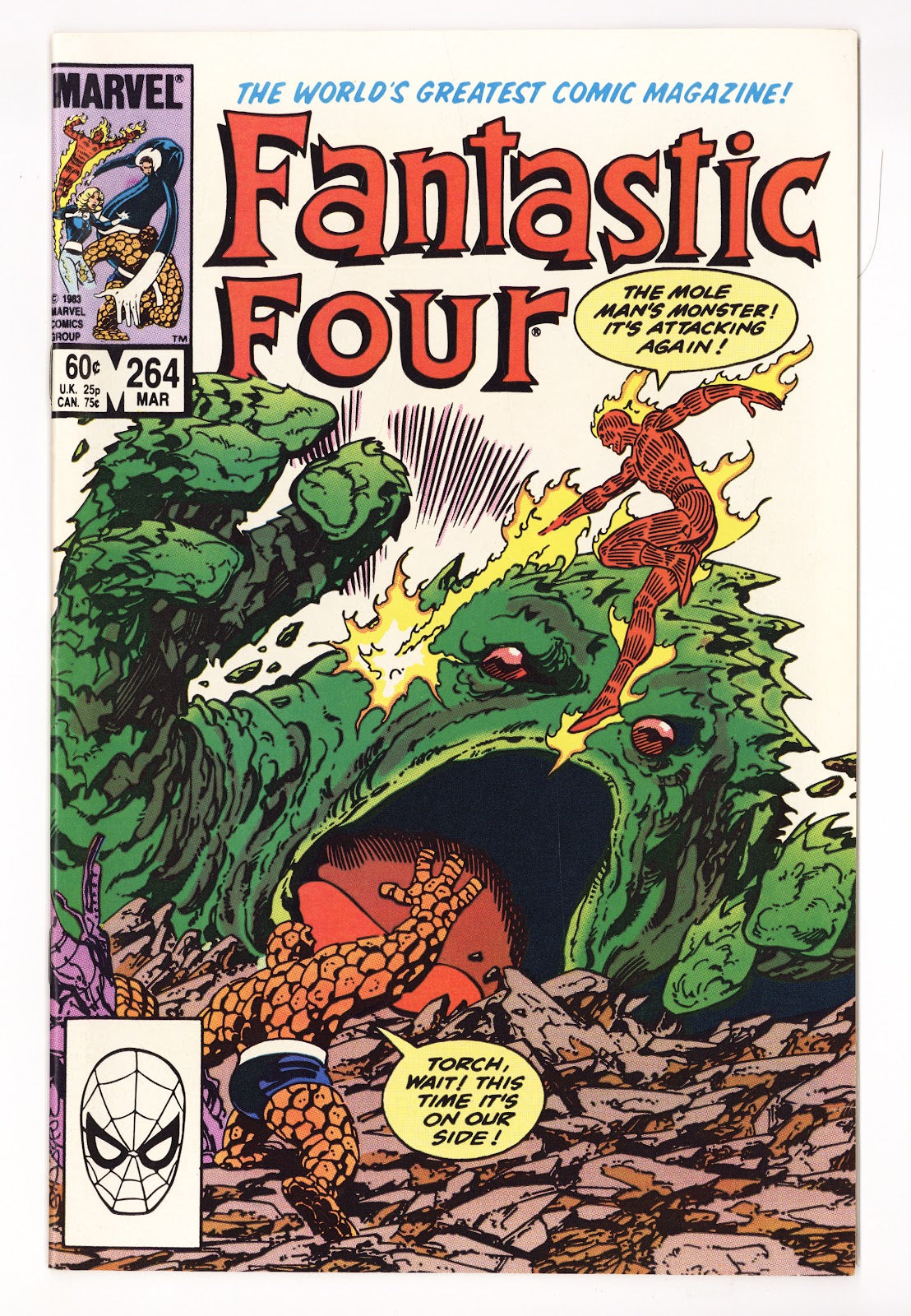 Fantastic Four 264 High Grade (1984) Direct 