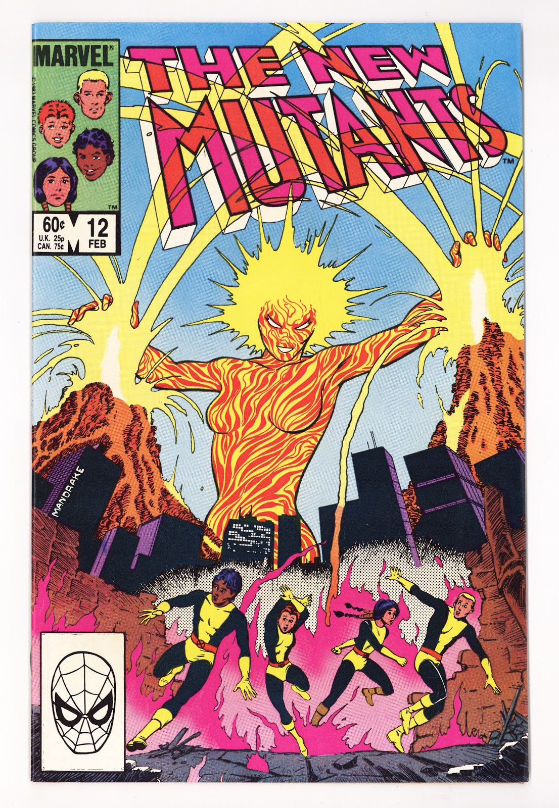 The New Mutants Vol 1 12 High Grade (1984) Direct 