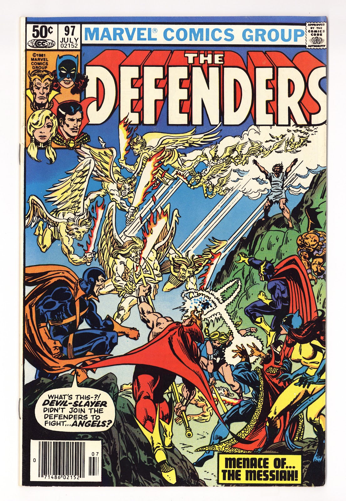 The Defenders Vol 1 97  Mid Grade   (1981)   Newsstand