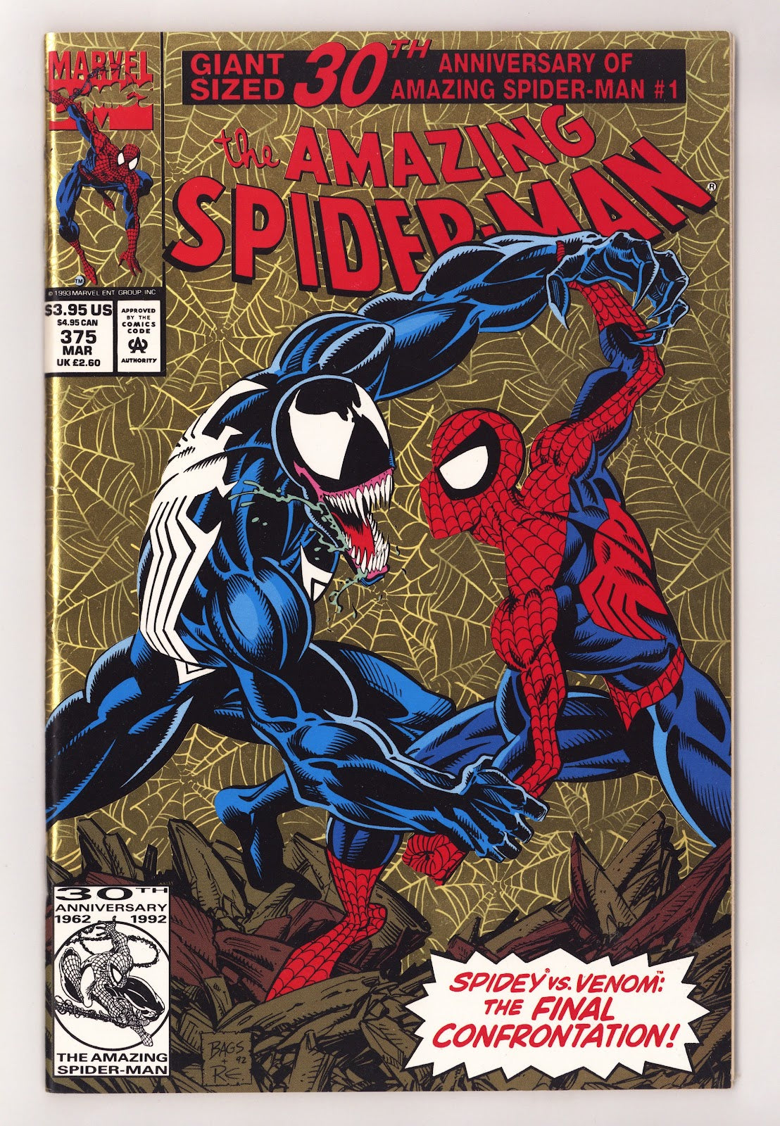 The Amazing Spider-Man Vol 1 375 VF (8.0) (1993) 