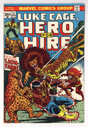 Hero for Hire Vol 1 13  FN/VF (7.0)   (1973)