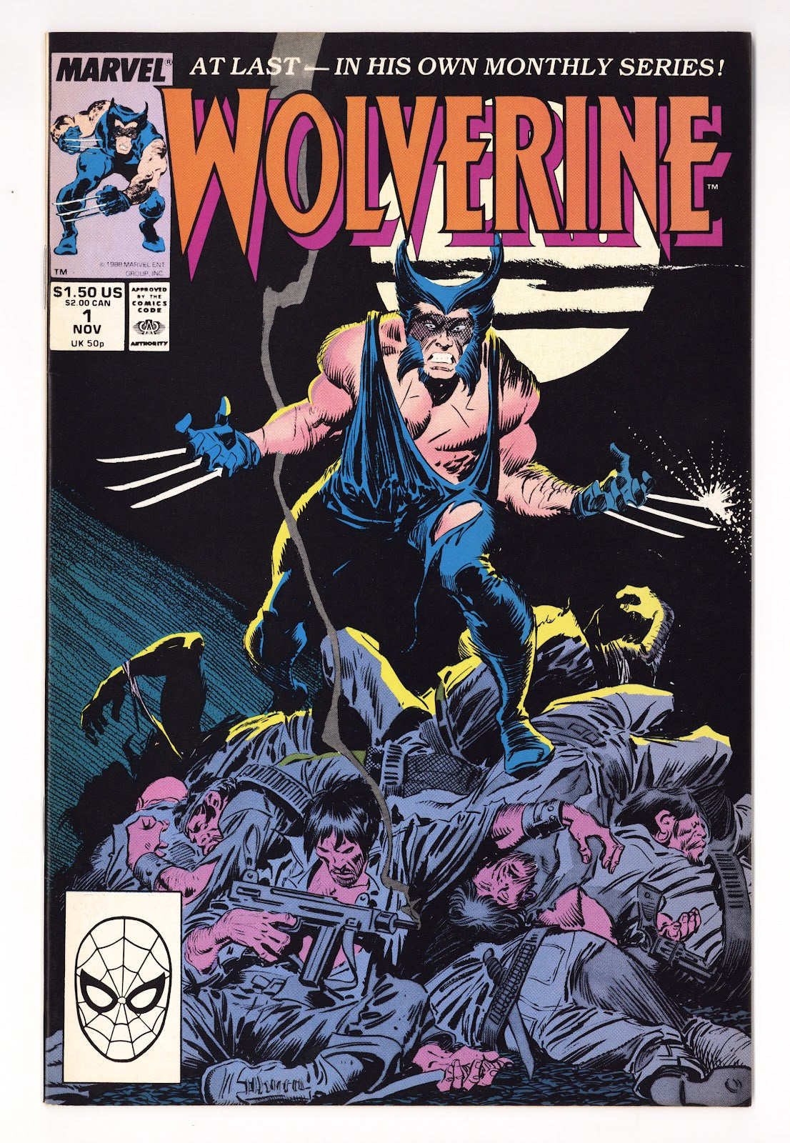 Wolverine Vol 2 1  VF- (7.5)   (1988)     