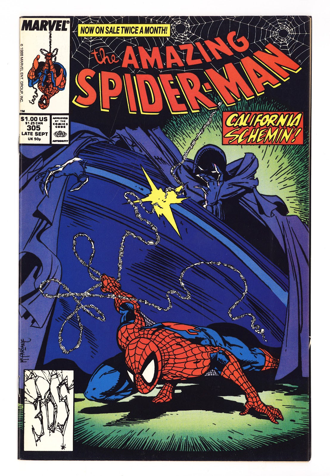 The Amazing Spider-Man Vol 1 305 VF- (7.5) (1988)  