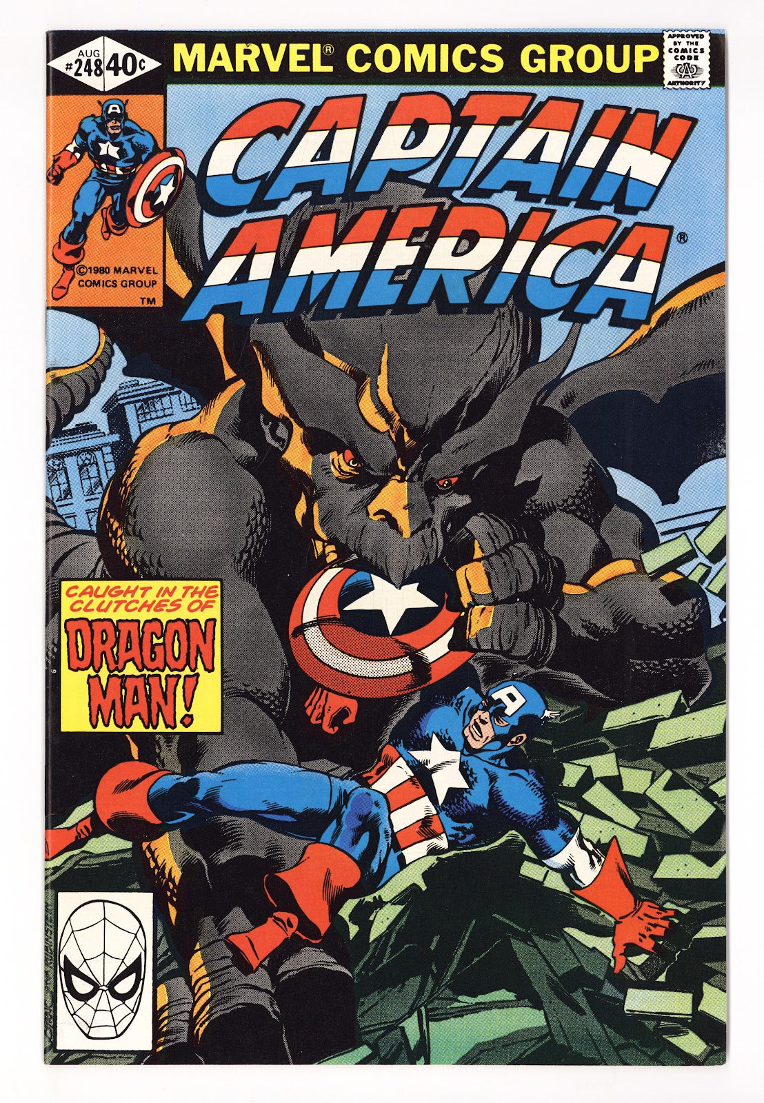 Captain America Vol 1 248 High Grade (1980) 