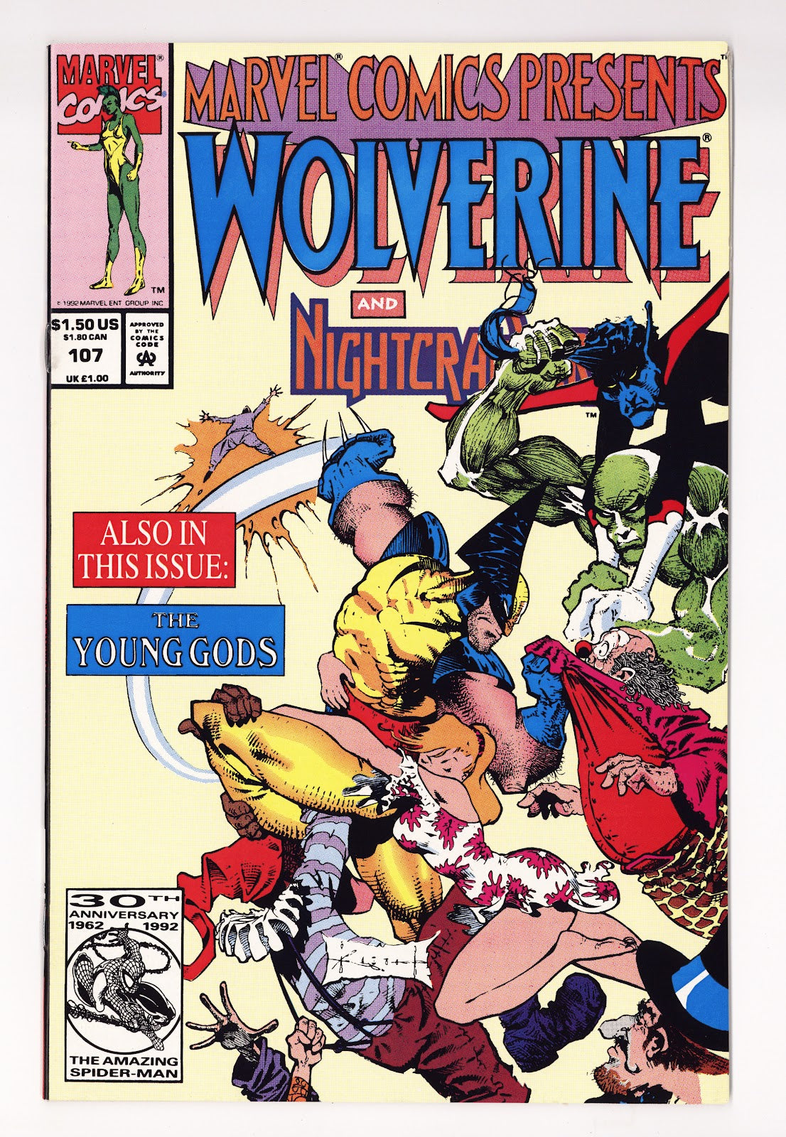 Marvel Comics Presents Vol 1 107 High Grade (1992) 