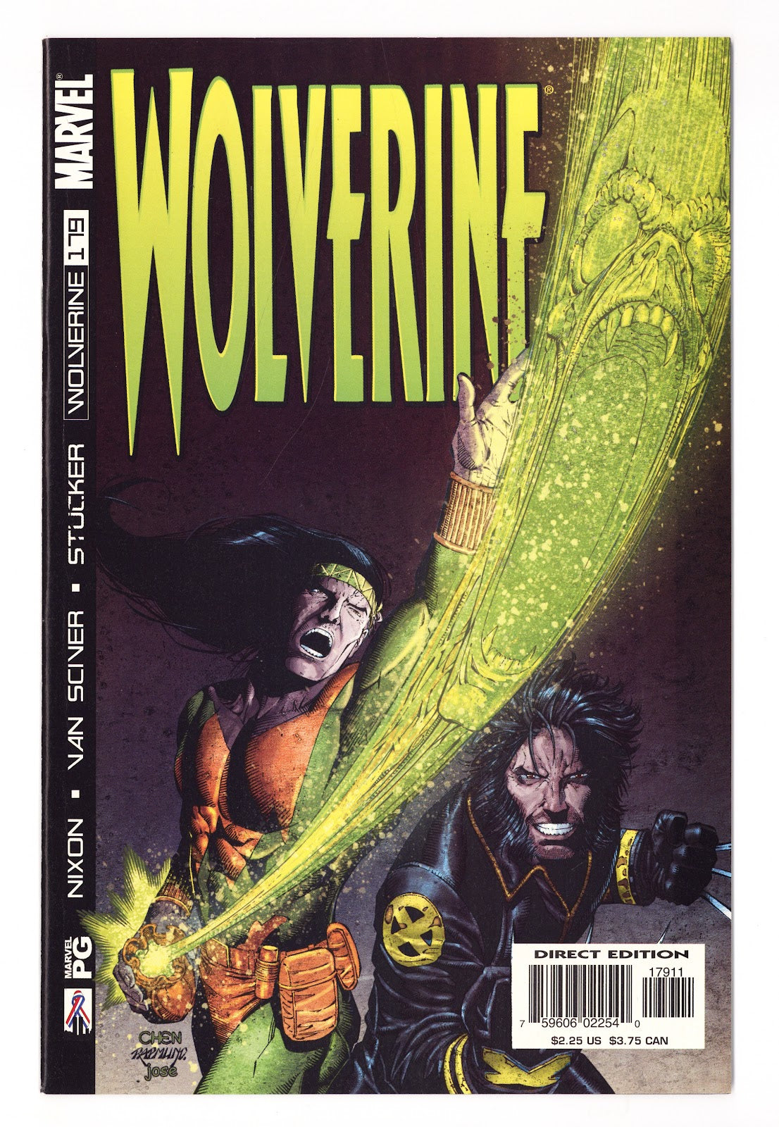 Wolverine Vol 2 179  High Grade   (2002)     