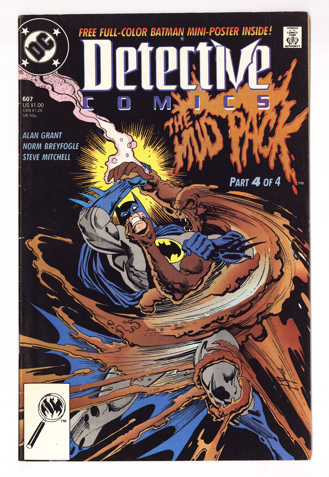 Detective Comics Vol 1 607  Mid Grade   (1989)     