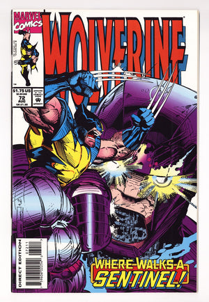 Wolverine Vol 2 72  High Grade   (1993)