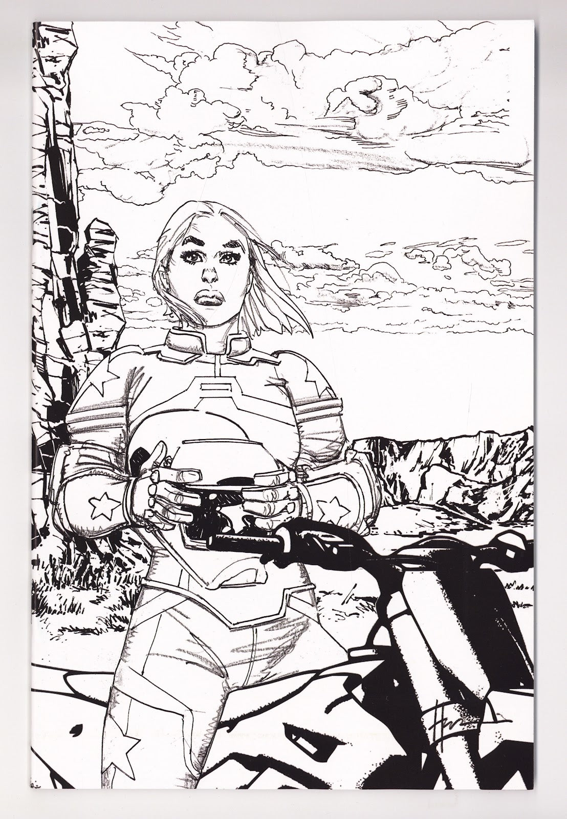 Team America Racing Full Throttle Edition 1 Chaykin Virgin B&W Variant (2026)