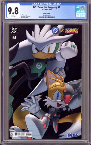 DC x Sonic the Hedgehog 2 CGC 9.8 (NM/M) (2026) Kim Connecting 2nd Print