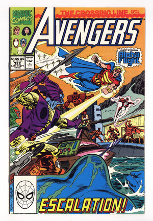 The Avengers Vol 1 322 High Grade (1990)