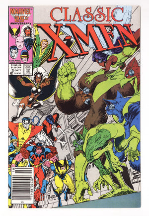 Classic X-Men 2 High Grade (1986) Newsstand