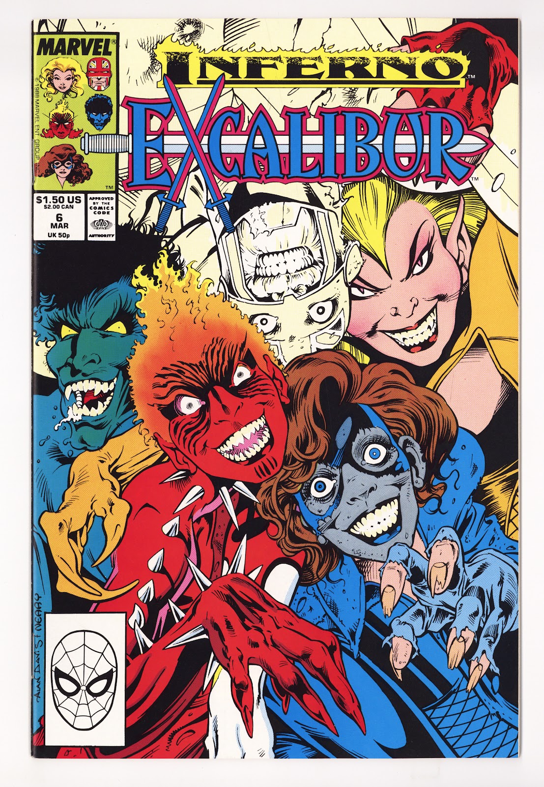 Excalibur Vol 1 6 High Grade (1989) 