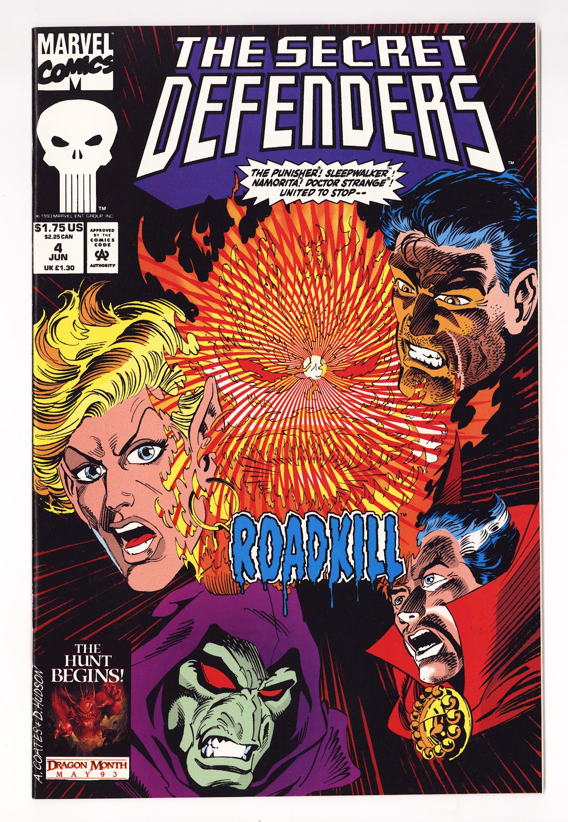 The Secret Defenders Vol 1 4 High Grade (1993) 