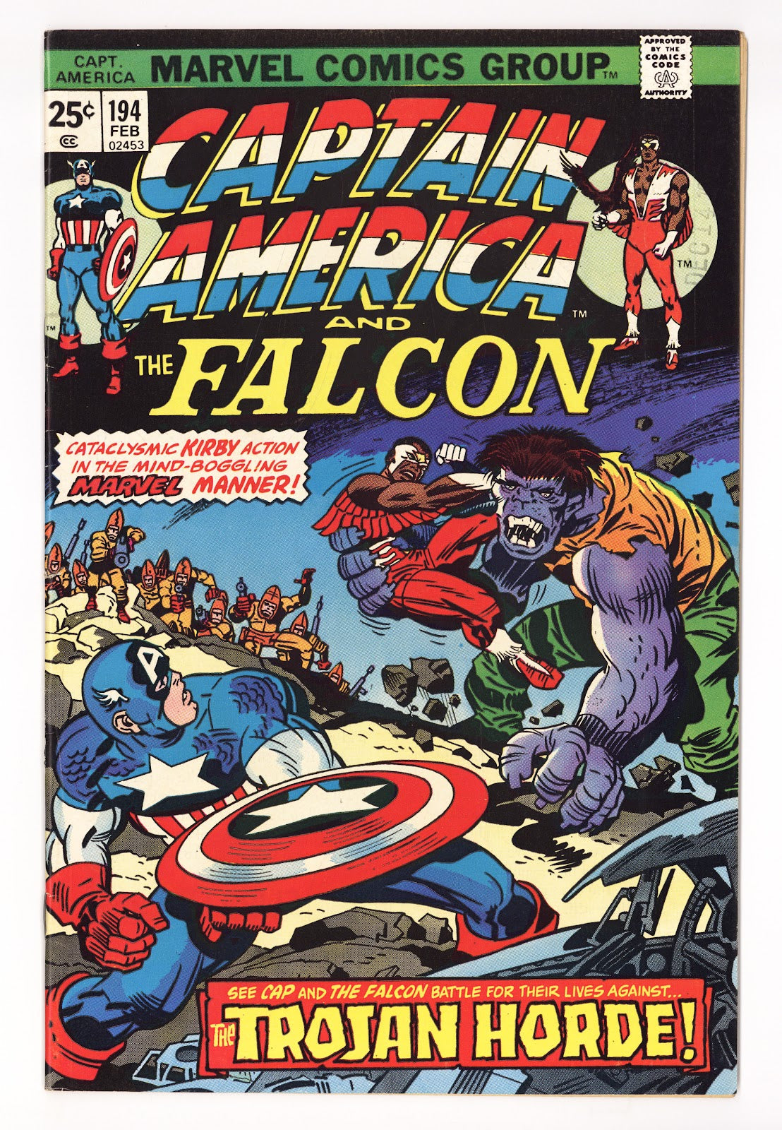 Captain America Vol 1 194 Mid Grade (1976) 