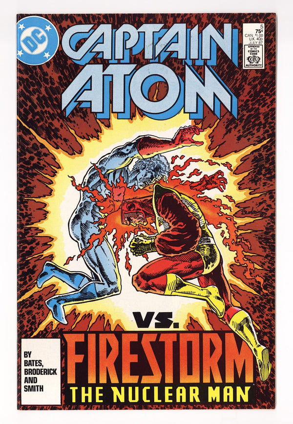 Captain Atom Vol 3 5  High Grade   (1987)