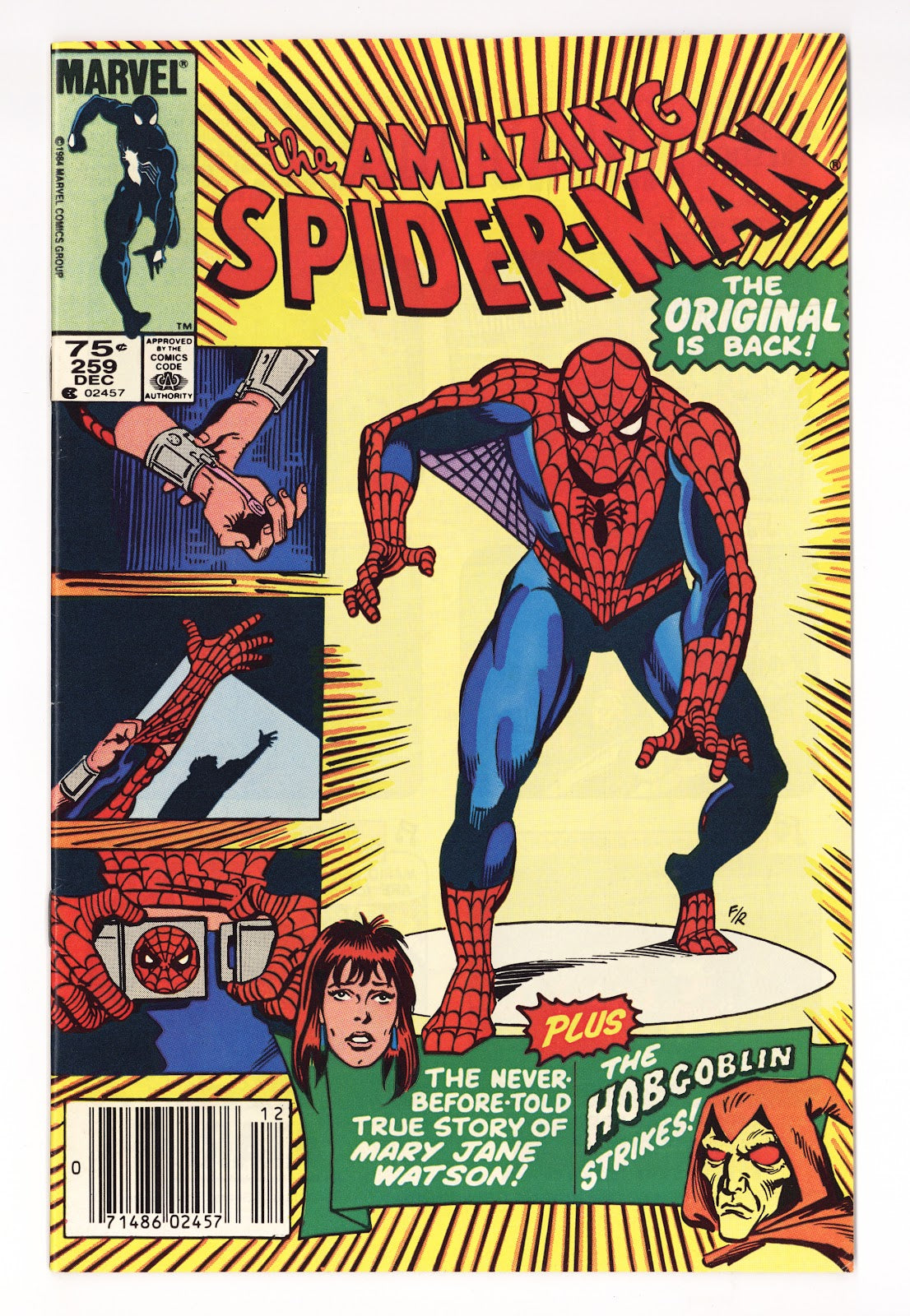 The Amazing Spider-Man Vol 1 259 FN/VF (7.0) (1984) Canadian Price Variant 