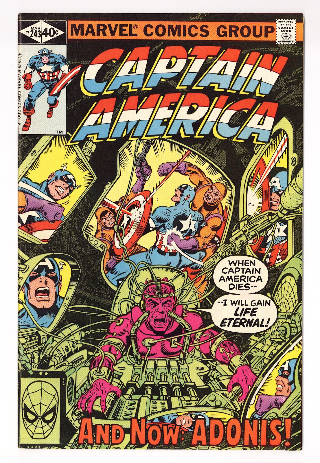 Captain America Vol 1 243  Mid Grade   (1980)