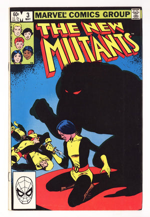 The New Mutants Vol 1 3 Mid Grade (1983) Direct