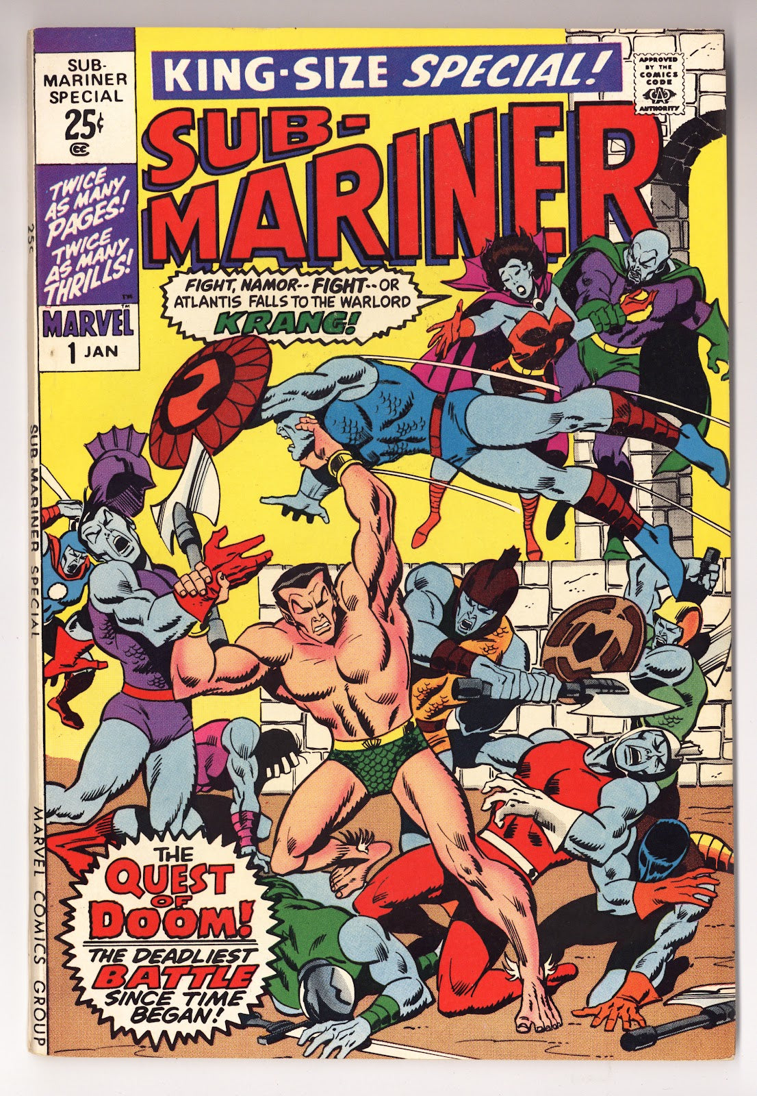 Sub-Mariner Special Vol 1 1  VF (8.0)   (1971)