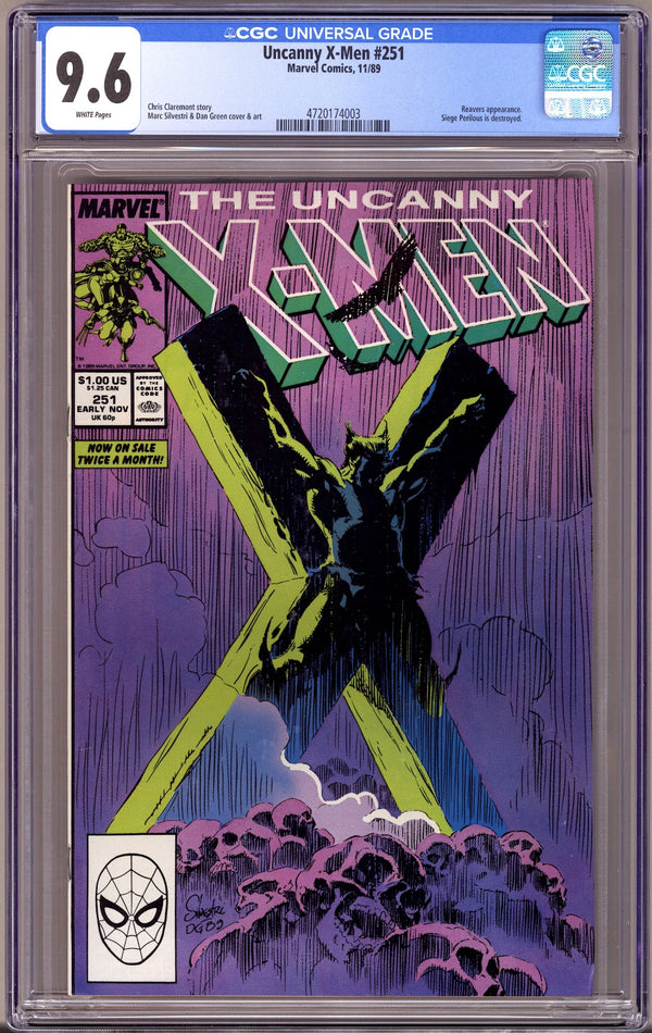 The Uncanny X-Men Vol 1 251 CGC 9.6 (NM+) (1989)