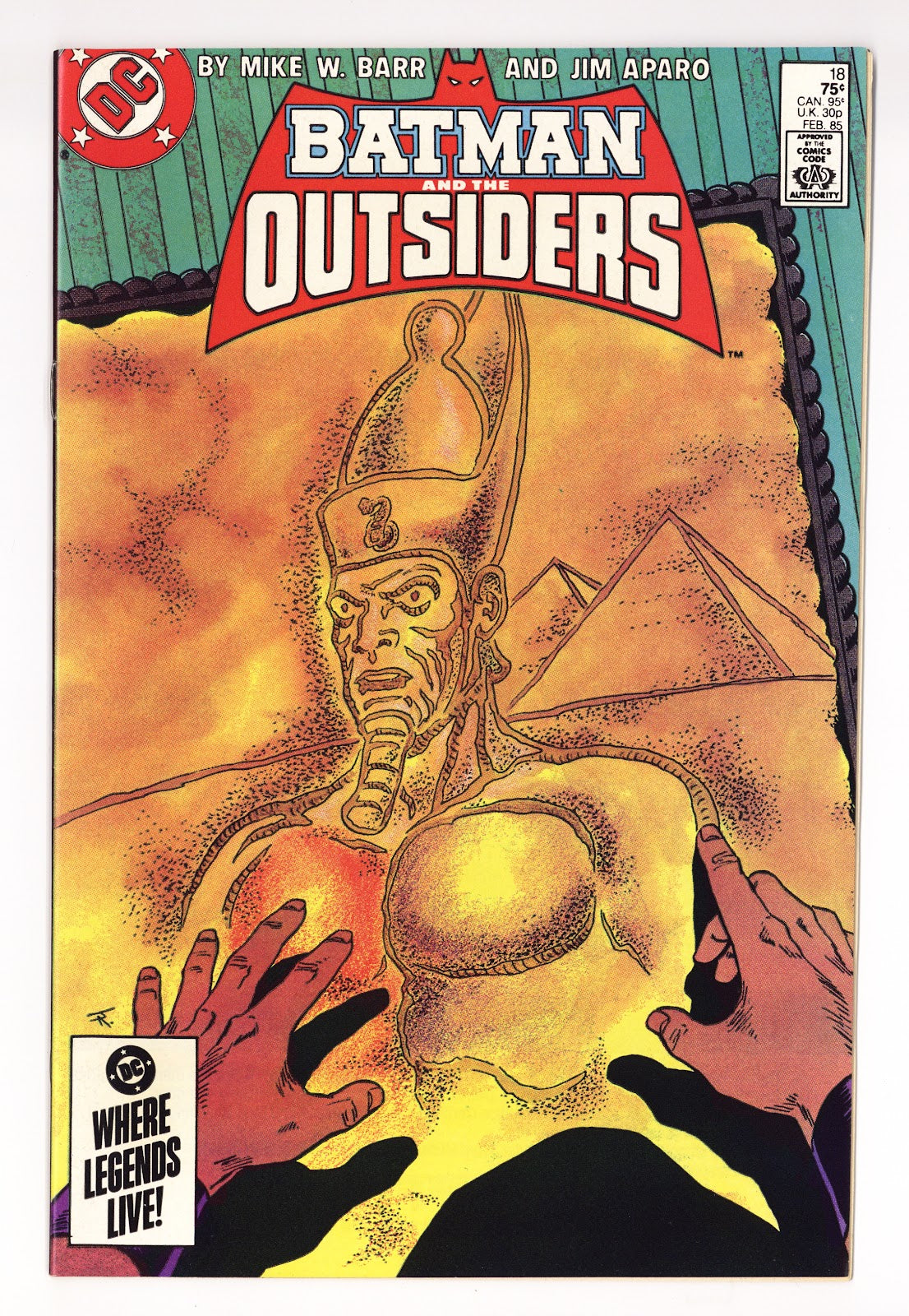 Batman and the Outsiders Vol 1 18  High Grade   (1985)   Direct  
