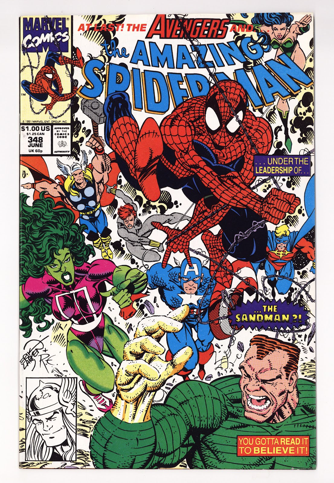The Amazing Spider-Man Vol 1 348 High Grade (1991)  