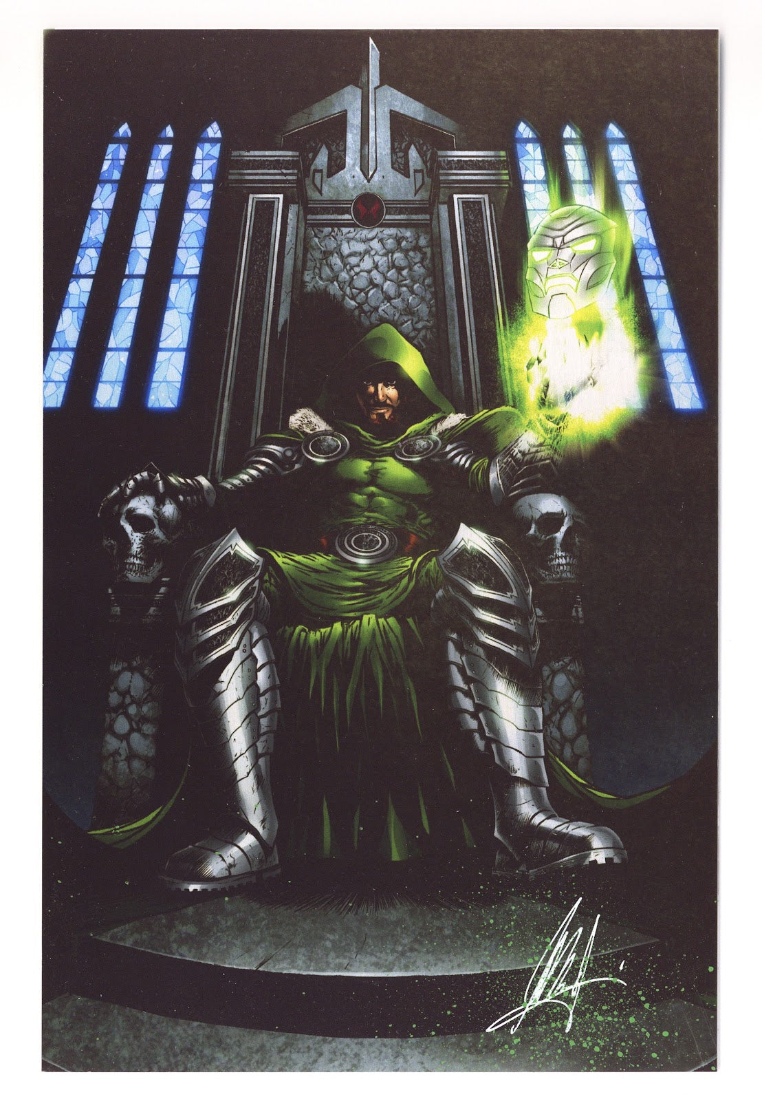 Fame: Robert Downey Jr. 1 VF/NM (9.0) /10 (2025) Monk Metal Virgin Exclusive Variant Signed x1 Cover Jeff Monk 