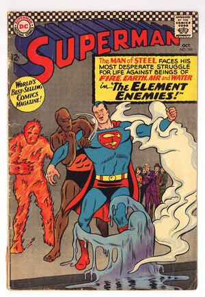 Superman Vol 1 190  GD/VG (3.0)   (1966)