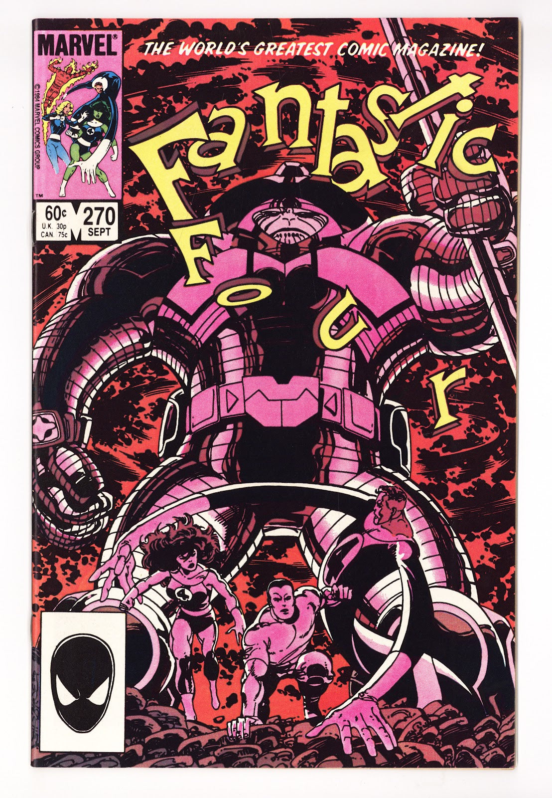 Fantastic Four 270 High Grade (1984) Direct 