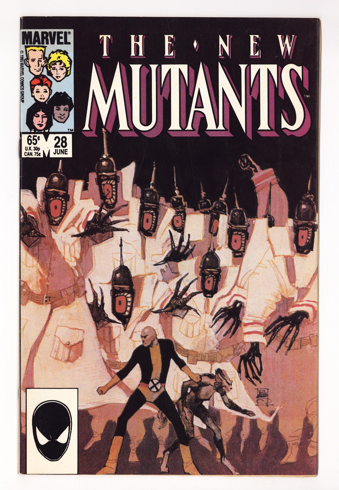 The New Mutants Vol 1 28 High Grade (1985) Direct 