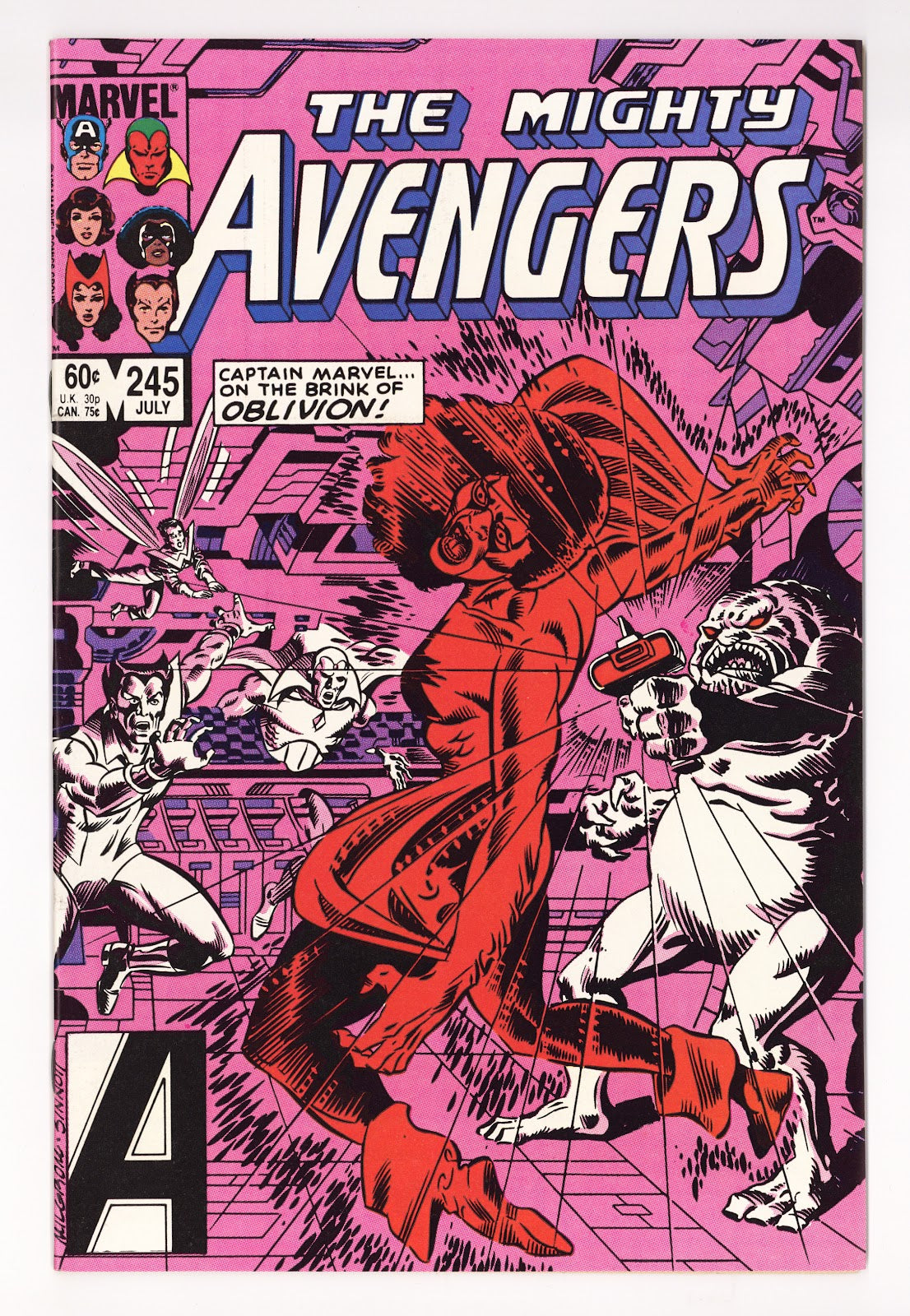 The Avengers Vol 1 245 High Grade (1984) 