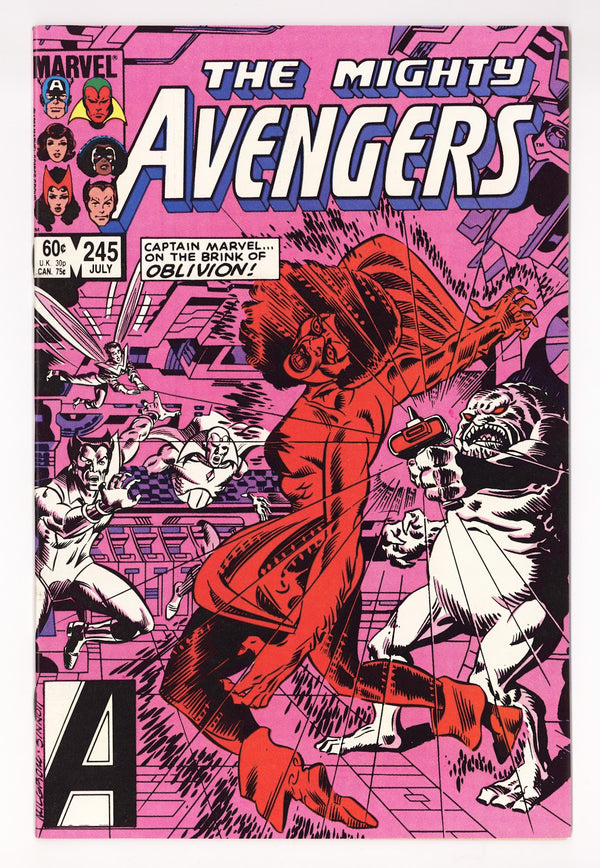 The Avengers Vol 1 245 High Grade (1984)