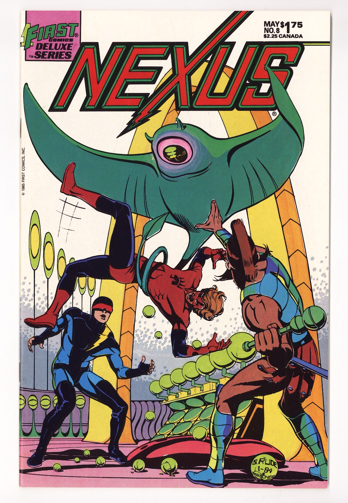Nexus Vol 2 8  High Grade   (1985)     