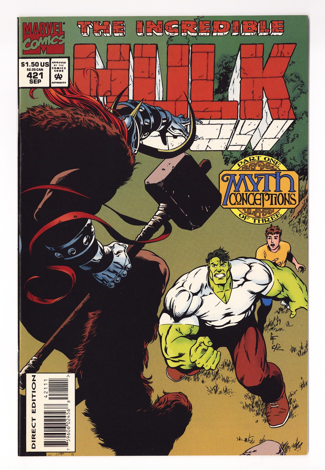 The Incredible Hulk Vol 1 421  High Grade   (1994)     