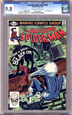 The Amazing Spider-Man Vol 1 226 CGC 9.8 (NM/M) (1982)