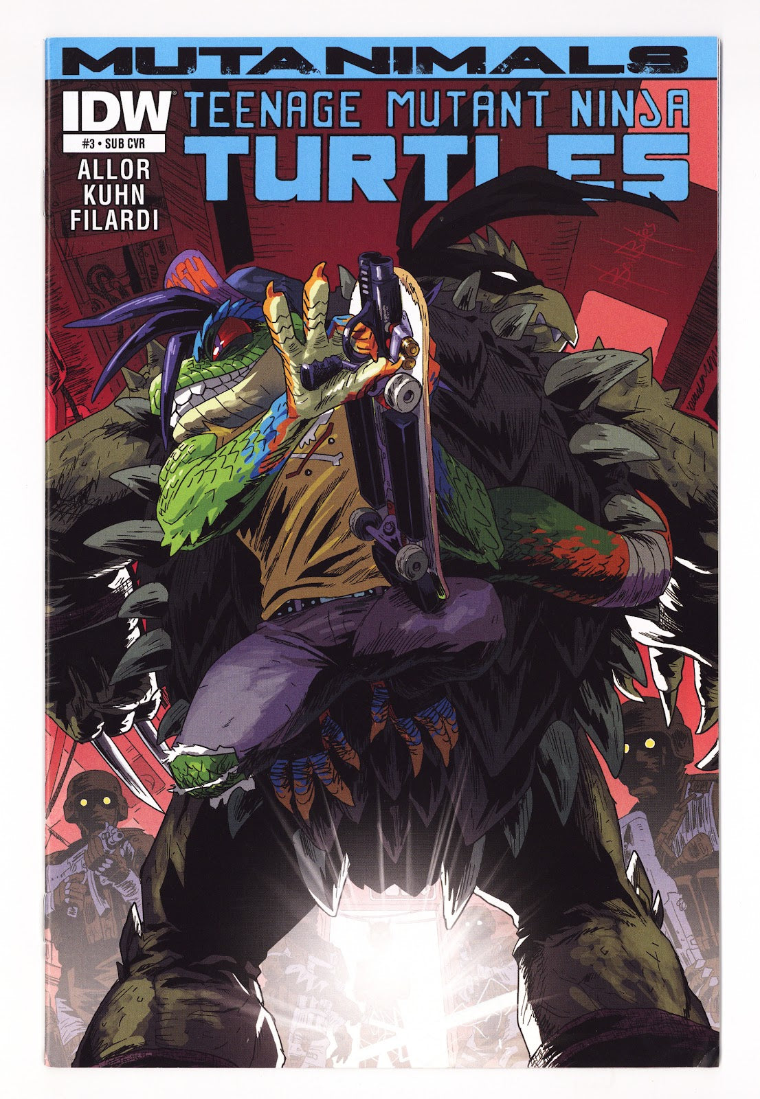 Teenage Mutant Ninja Turtles: Mutanimals Vol 3 3 High Grade (2015) Bates Variant 