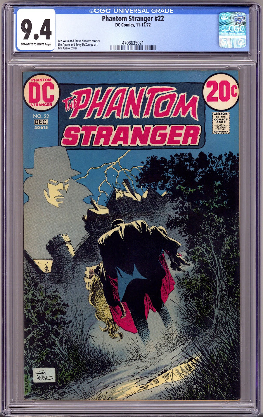 The Phantom Stranger Vol 2 22 CGC 9.4 (NM)   (1972)