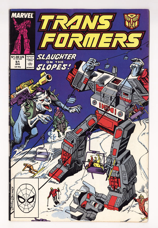 The Transformers Vol 1 51  VF/NM (9.0)   (1989)
